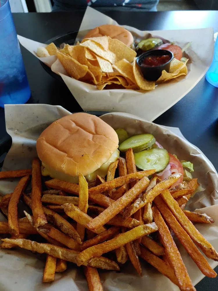 Coal Miner Burger and Fries